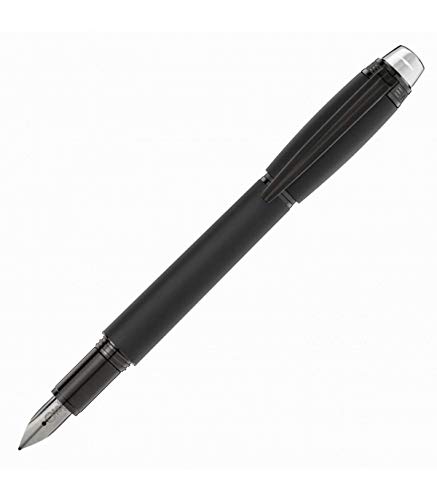 Mont Blanc Ultra Black Star Walker pluma estilográfica 114862...