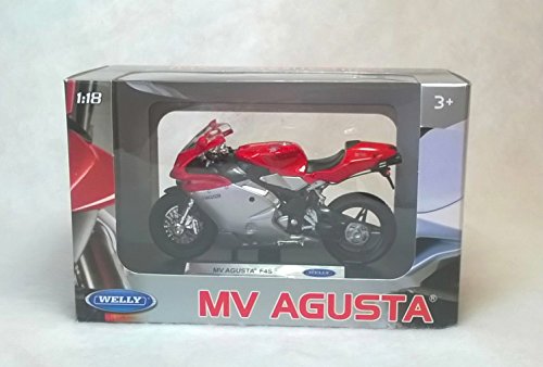 MV AGUSTA F4S F4 S F4 Rot silber 1/18 Welly modellmotorrad Modell MOTORRAD