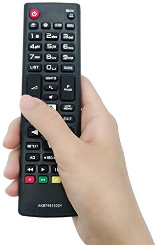 MYHGRC Nuevo Control Remoto de reemplazo Control Remoto para LG AKB74915324 Ajuste para LG Smart TV con Pantalla LCD - No se Requiere configuración TV Control Remoto Universal