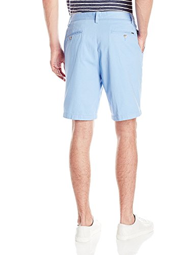 Nautica Cotton Twill FF Deck Short Classic Fit Pantalones Cortos, Della Robbia Blue, 30 para Hombre