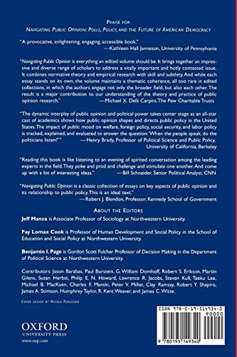 Navigating Public Opinion: Polls, Policy, and the Future of American Democracy