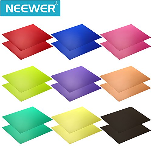 Neewer Filtro de Luz Transparente de Gel Corrección