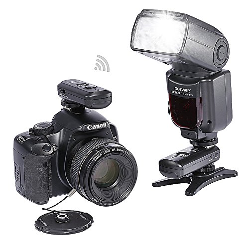 Neewer NW-670 TTL 10081788 Flash Speedlite con Kit de pantalla LCD para Cámaras Réflex Digitales Canon