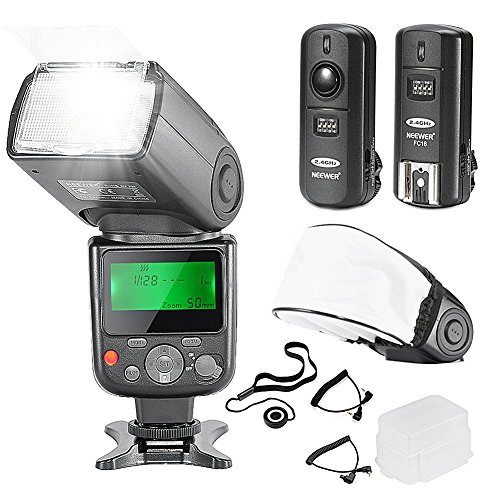 Neewer NW-670 TTL 10081788 Flash Speedlite con Kit de pantalla LCD para Cámaras Réflex Digitales Canon