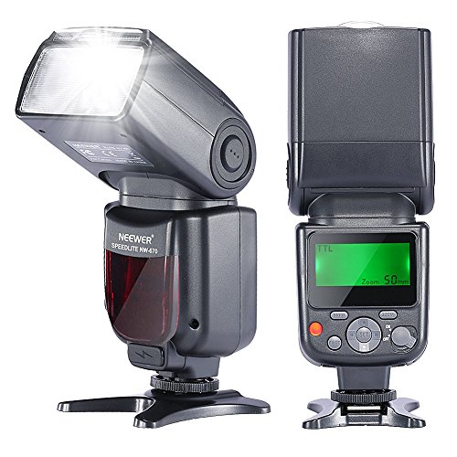 Neewer NW-670 TTL 10081788 Flash Speedlite con Kit de pantalla LCD para Cámaras Réflex Digitales Canon