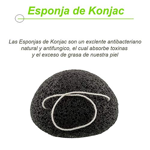 Neliab Discos Desmaquillantes Reutilizables Ecológicos Bambú con Esponja Konjac Esfoliante, Felpa Algodón y Bolsa Lavables - Toallitas Suaves Ideales para Limpieza facial - 12 Discos Maxi