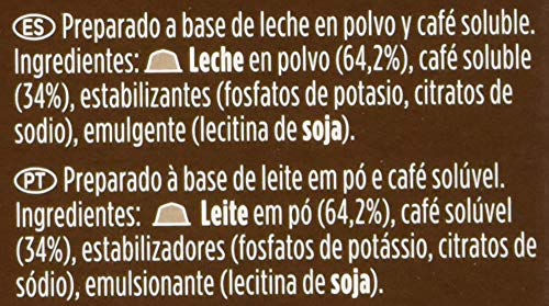 Nescafé Dolce Gusto - Café Con Leche Intenso, 16 cápsulas x 10 g, Total de 160 g