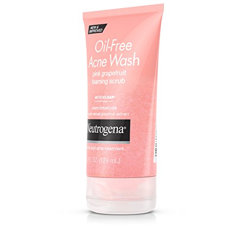 Neutrogena Oil-Free Acne Wash Foaming Scrub Pink Grapefruit 124 ml