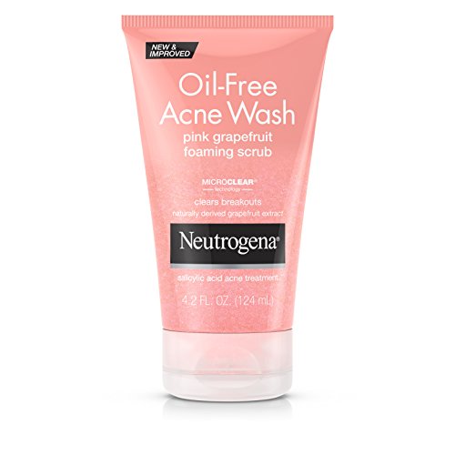 Neutrogena Oil-Free Acne Wash Foaming Scrub Pink Grapefruit 124 ml