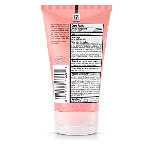 Neutrogena Oil-Free Acne Wash Foaming Scrub Pink Grapefruit 124 ml