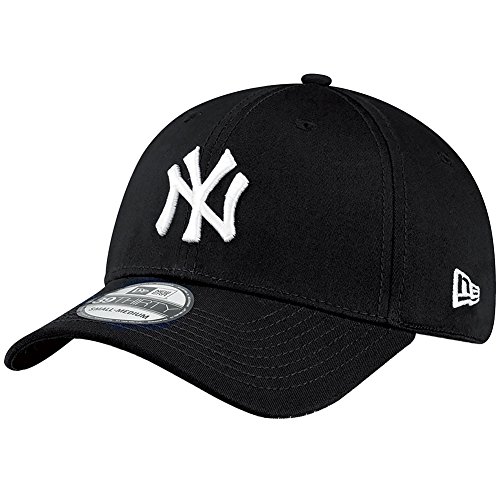 New Era NY Yankees 39 Thirty - Gorra para hombre, color negro (black/ white), talla M/L