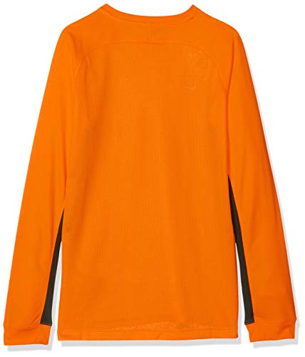 NIKE Dry Tiempo Premier JSY LS Camiseta Fútbol, Hombre, Naranja Safety Orange Black, L