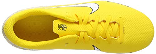 Nike Jr Vapor 12 Club GS NJR FG/MG, Zapatillas de Fútbol Unisex Niños, Multicolor (Amarillo/White-Black-Black 710), 37.5 EU