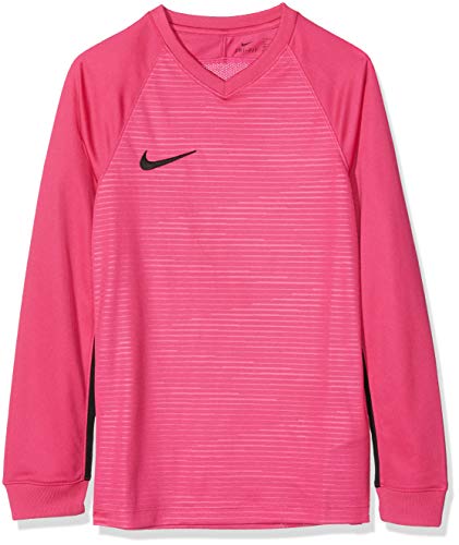 Nike Kids' Tiempo Premier Football Camiseta de Manga Larga, Unisex niños, Rosa (Vivid Pink/Black), M