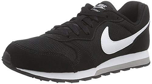 Nike MD Runner 2 (GS), Zapatillas de Running Unisex Adulto, Negro (Black/Wolf Grey/White), 38 EU