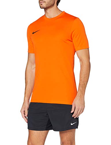 Nike Park VI Camiseta de Manga Corta para hombre, Naranja (Safety Naranja/Black), XL