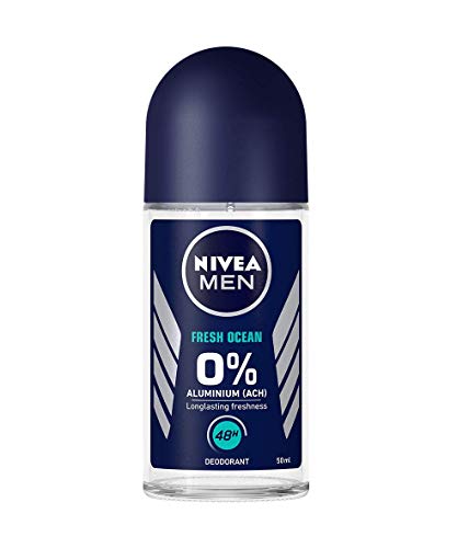 Nivea Men Roll On Alu Free Ocean 0% Desodorante Sin Aluminio 50 ml 160 g