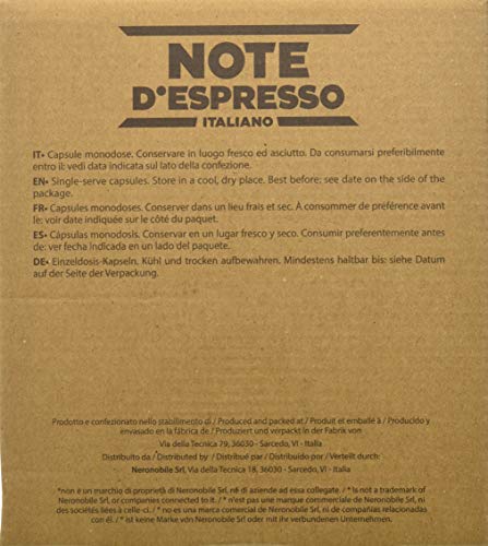 Note D'Espresso - Cápsulas de capuchino instantáneo Exclusivamente Compatibles con cafeteras de cápsulas Nescafé* y Dolce Gusto* 9 g (caja de 48 unidades)
