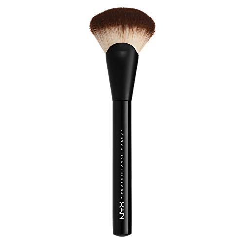 NYX PROFESSIONAL MAKEUP brocha de maquillaje abanico Pro Fan Brush 6 de fibra