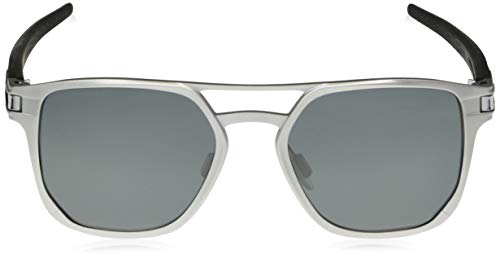 Oakley 0OO4128 Gafas de sol, Matte Silver, 53 para Hombre