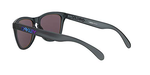 OAKLEY Frogskins Fire and Ice Collection OO9013 Gafas de sol para Hombre, Negro/Mate/Translucido