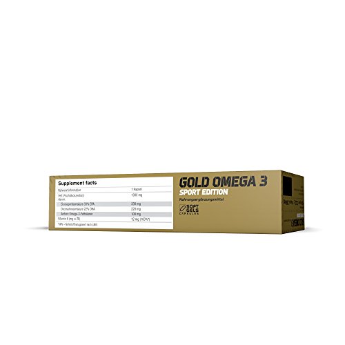 Olimp Sport Nutrition Cápsulas Omega 3 Gold Sport Edition - 120 unidades