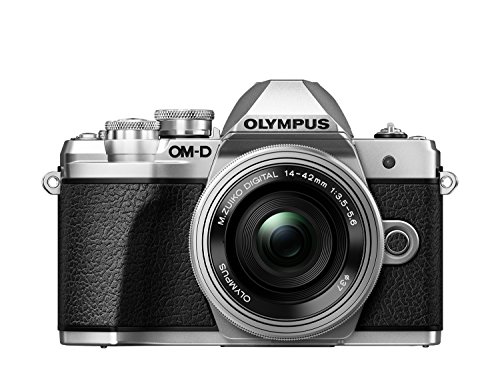 Olympus OM-D E-M10 Mark III Kit, Cámara de Sistema Micro Cuatro Tercios (16 MP, Estabilizador de Imagen de 5 Ejes, Visor Electrónico) + Objetivo M.Zuiko 14-42mm EZ, plata