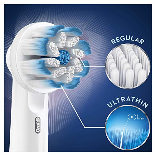 Oral-B Sensitive Clean - Cabezales de repuesto para cepillo de dientes eléctrico, paquete de 5 unidades