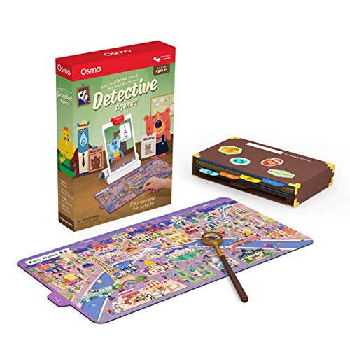 Osmo Game Detective Agency: un Juego búsqueda Que explora el Mundo. (Base requerida), Color (902-00011)