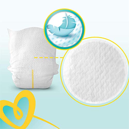 Pampers - Protección Premium - Pañales Tamaño 4 (9-14 kg) - Paquete de 1 mes (168 Pañales)