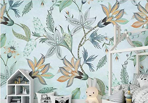 Papel Pintado Fotográfico Flores exoticas 350cm(W) x245cm(H)-7 Stripes Fotomurales Fleece no-trenzado Salón Dormitorio Despacho Pasillo Decoración murales decoración de paredes moderna