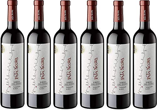 Pata Negra Roble Vino Tinto D.O Ribera del Duero - Pack de 6 Botellas x 750 ml