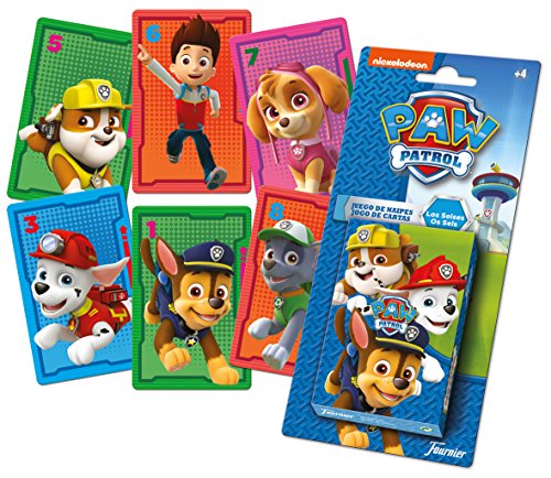 Patrulla Canina Baraja Infantil, Multicolor (Naipes Heraclio Fournier 1034794)