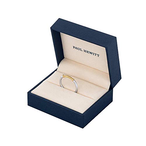 PAUL HEWITT Portside Anillo de Mujer en Acero Inoxidable - Anillo de Acero Inoxidable para Mujer, Anillo para Mujer de Oro y Plata