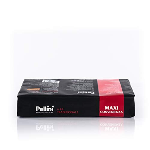 Pellini Caffè, Café Molido para Máquina Moka Gusto Tradizionale No. 42 - 3 x 250 gr (750 gr)