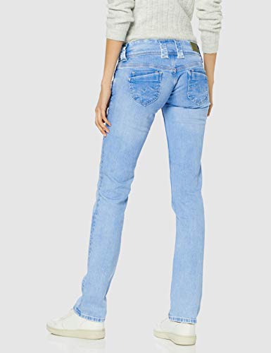 Pepe Jeans Venus Vaqueros, Azul (Light Used Denim Wv2), 34W / 32L para Mujer