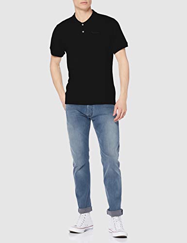 Pepe Jeans Vincent Polo, Negro (Black 999), XX-Large para Hombre