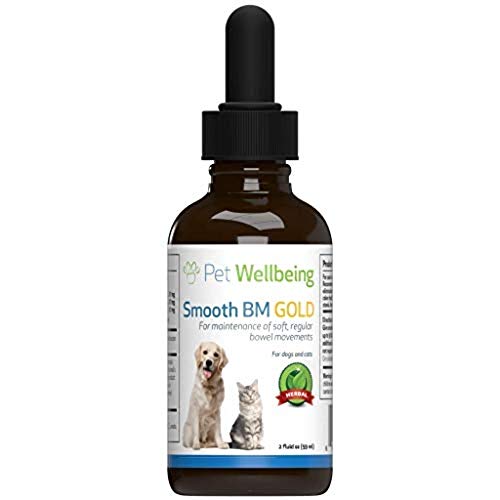 Pet Wellbeing BM Liso De Oro para Los Gatos - El Estreñimiento Apoyo Natural para Los Felinos - 2 Oz (59 Ml)