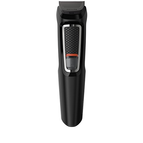 Philips MG5720/18 Recortadora para barba y pelo, 9 en 1, accesorios para nariz y orejas, cortapelos cara, y cabeza, 60 minutos de autonomía,Negro