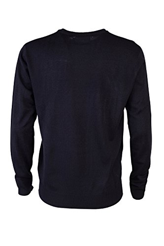 Pierre Cardin Jersei Esencial para Hombre de Punto con Cuello Redondo (Small, Navy)