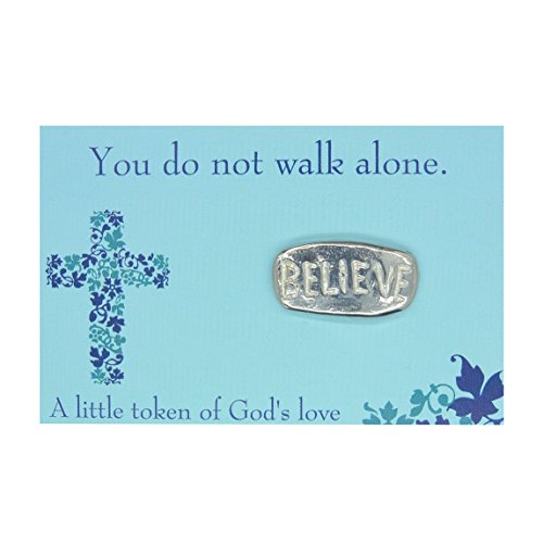 Pin de solapa "Believe" de peltre hecho a mano por William Sturt