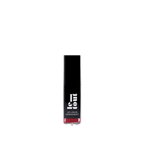 Pintalabios Permanente Rojo Escarlata - Le-Tout Lip Liquid Permanent (Scarlet), de Larga Duración, Sin Parabenos