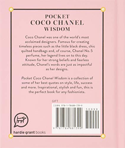 Pocket Coco Chanel Wisdom: Witty Quotes and Wise Words from a Fashion Icon (Pocket Wisdom)