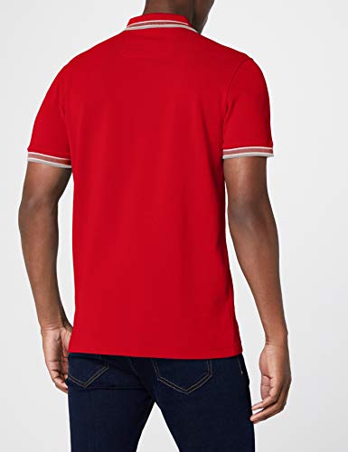 Polo Paddy de Boss Green, de manga corta, para hombre Rojo rosso X-Large