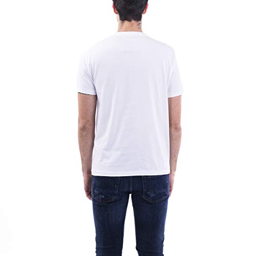 Polo Ralph Lauren tee-Shirts Camiseta, Blanco (White A1000), M para Hombre