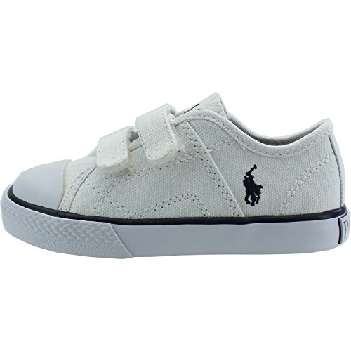 POLO RALPH LAUREN - Zapatilla con velcro blanca