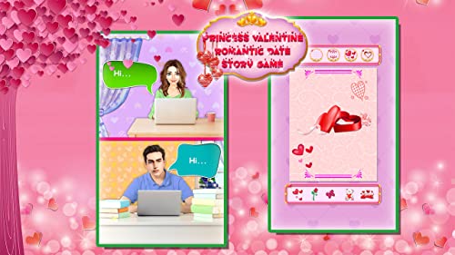 Princess Valentine Romantic Date Story - Romantic Couple Story Game