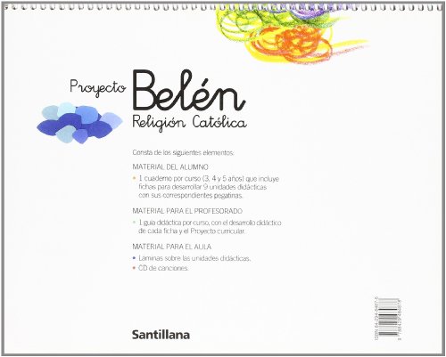 Proyecto Belén, religión católica, Educación Infantil, 5 años - 9788429484878