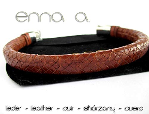 Pulsera cuero marrón, pulsera de cuero regaliz grabado, pulsera de cuero, accesorios de hombre, accesorios de cuero, regalos para hombre