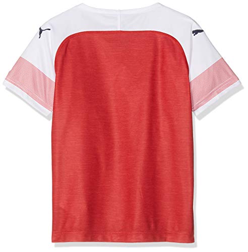 PUMA AFC Home Replica Jersey Camiseta Cuello de Pico Manga Corta Poliéster - Camisas y Camisetas (Camiseta, Niños, Masculino, Rojo, Blanco, Imagen, Baby (Height))